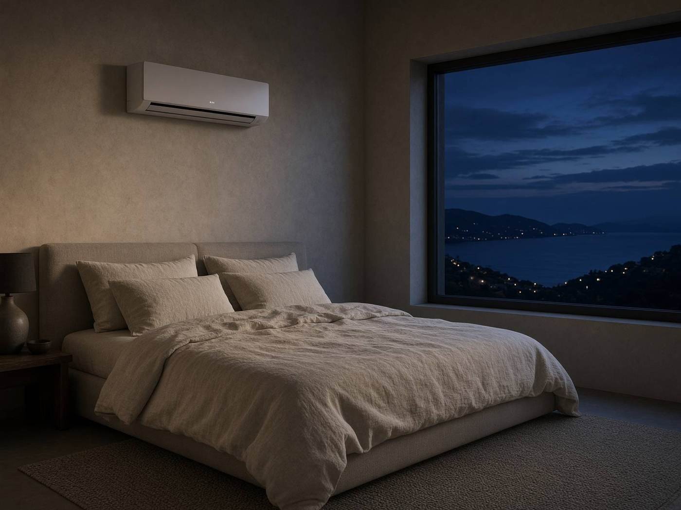 Chambre climatisée, unité intérieure murale